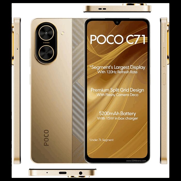 103389421_68c2ce46de258 Xiaomi Poco C71 128GB & 4GB RAM كفالة سنة - الصورة 1