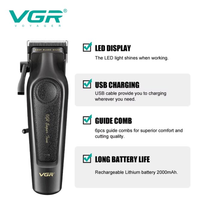 ⁦ماكنة حلاقة بروفيشنال VGR⁩ - الصورة ⁦4⁩