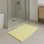 دعسة (سجادة حمام) مقاس 80×50 سم لون أصفر