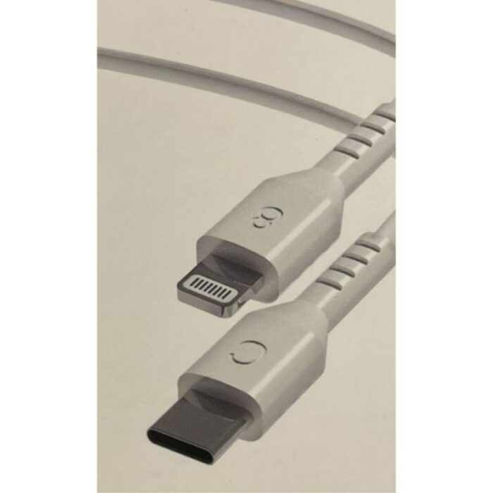 103389697_68bda712b0171 كابل من تايب سي الى ايفون طول 1 متر لون أبيض - الصورة 1