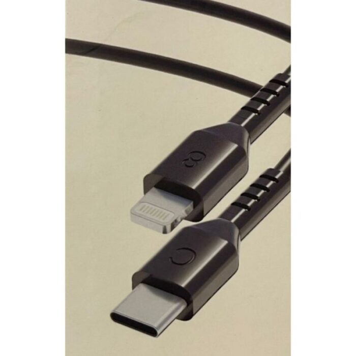 103389698_68bda713546f9 كابل من تايب سي الى ايفون طول 1 متر لون أسود - الصورة 1