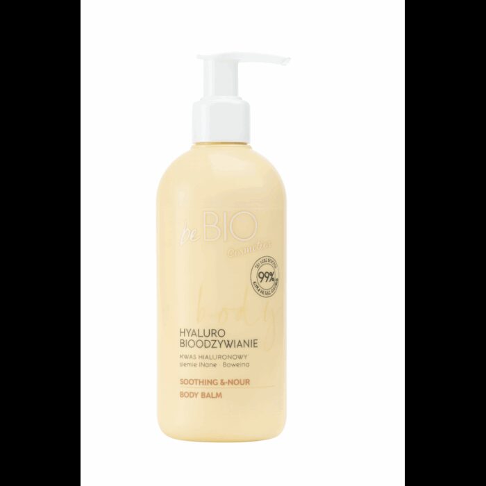 103389838_68cb1db94c8f4 بلسم جسم طبيعي مهدّئ ومغذٍ – HYALURO BIONOURISHMENT مع حمض الهيالورونيك، السبيilanthol والقطن (350 مل) - الصورة 1