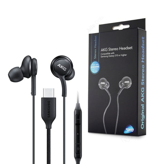 ⁦سماعات أذن سلكية AKG من سامسونج – Type C مع ميكروفون وجودة صوت فائقة - متوافق مع Galaxy S8 وأعلى⁩ - الصورة ⁦2⁩