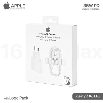 شاحن PD بقوة 35 واط لاجهزة ايفون، مع كيبل الطرفين Type C