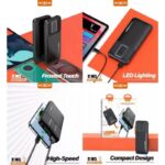 ⁦بوربانك موكسوم 10.000 ميلي أمبير - موديل PB118 - منفذين USB ومنفذ Micro ومنفذ Type C⁩ - الصورة ⁦2⁩