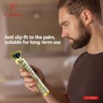 ⁦ماكينة الحلاقة الكهربائية Earldom HC-04، بتصميم هيكل معدني مميز.⁩ - الصورة ⁦5⁩