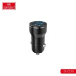 ⁦شاحن سيارة Earldom CC-19، بمنفذين USB، مع كيبل منفذ ايفون Lightning - بقوة 12 واط.⁩ - الصورة ⁦5⁩