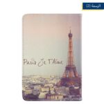 كفر حماية دفتر ايباد جلد 7 انش مع رسمة برج ايفل