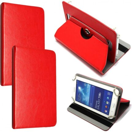 كفر حماية دفتر ايباد جلد 7 انش - لون أحمر