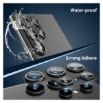 ⁦حماية عدسة كاميرا للسامسونج S23 Ultra لون أحمر- مصنوعة من معدن قطعة واحدة⁩ - الصورة ⁦3⁩