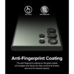 ⁦طقم حماية لعدسات كاميرا لجوال جلاكسي S23 Ultra - لون أسود⁩ - الصورة ⁦2⁩