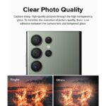 ⁦طقم حماية لعدسات كاميرا لجوال جلاكسي S23 Ultra - لون أسود⁩ - الصورة ⁦3⁩