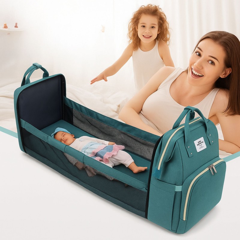 ⁦حقيبة بيبي لون أخضر⁩ - الصورة ⁦1⁩