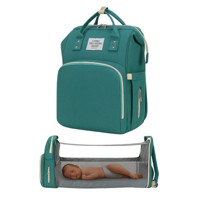 ⁦حقيبة بيبي لون أخضر⁩ - الصورة ⁦2⁩