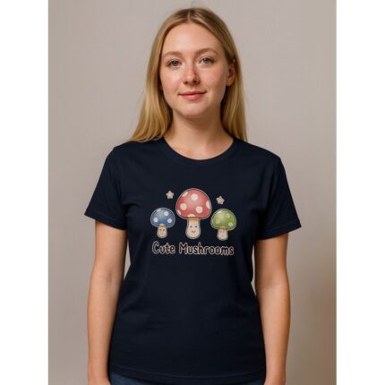 بلوزة بأكمام قصيرة للنساء لون أسود