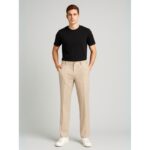 بنطلون كاجوال رجالي لون بيج