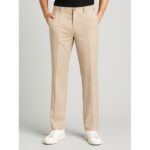 ⁦بنطلون كاجوال رجالي لون بيج⁩ - الصورة ⁦2⁩