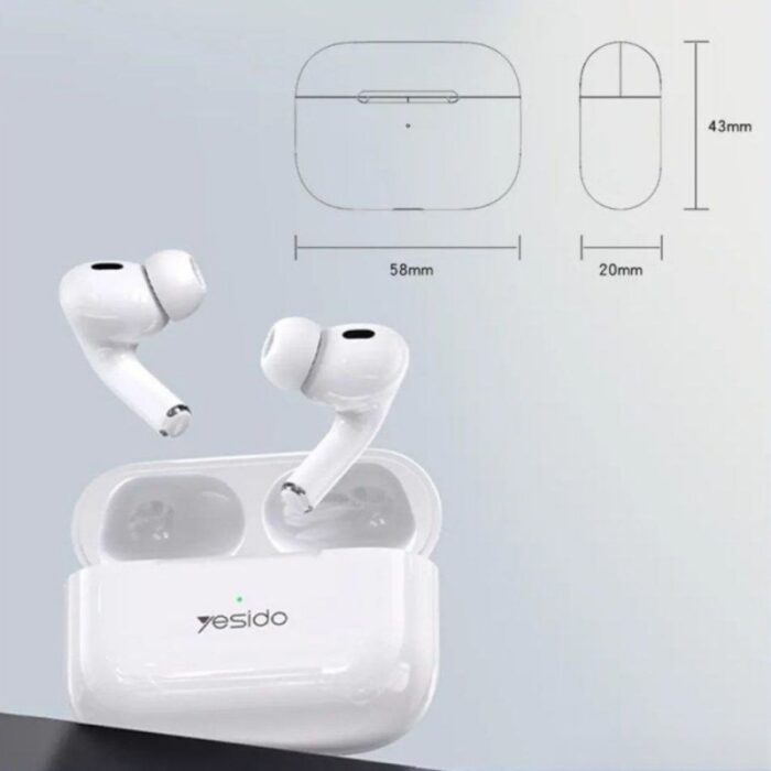 ⁦earbuds jb23 العالمية yesido سماعة ايربودز لاسلكية جلد ماركة⁩ - الصورة ⁦4⁩
