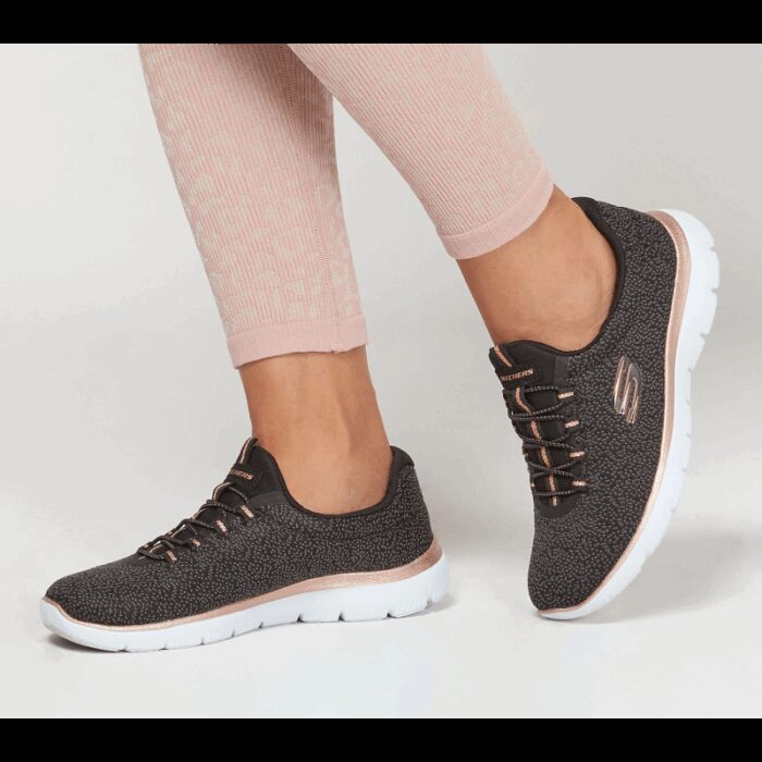 ⁦Skechers Women's Summits Fresh Take Slip-On Lace-Up Shoes⁩ - الصورة ⁦2⁩