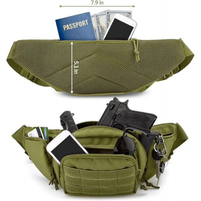 ⁦حقيبة شنتة خصر شبابية متعددة الاستخدامات⁩ - الصورة ⁦3⁩