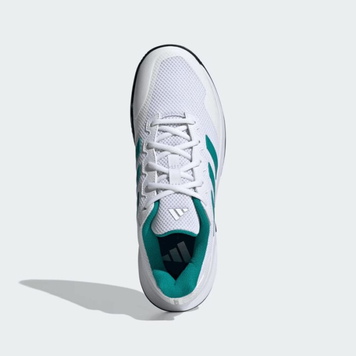 ⁦adidas Mens' Gamecourt 2.0 Tennis Shoes - White⁩ - الصورة ⁦2⁩