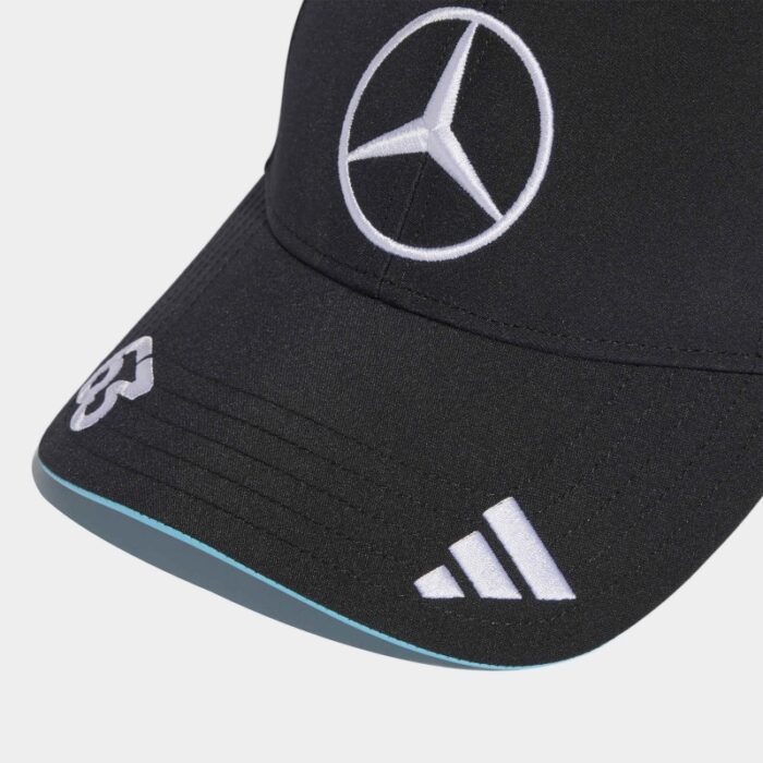 ⁦adidas Mercedes - AMG Petronas Formula One Team George Russell Cap - Black⁩ - الصورة ⁦3⁩