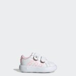 ⁦adidas Kids' x Disney Minnie Mouse Grand Court Shoes - White⁩ - الصورة ⁦2⁩