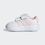 ⁦adidas Kids' x Disney Minnie Mouse Grand Court Shoes - White⁩ - الصورة ⁦5⁩