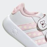 ⁦adidas Kids' x Disney Minnie Mouse Grand Court Shoes - White⁩ - الصورة ⁦8⁩