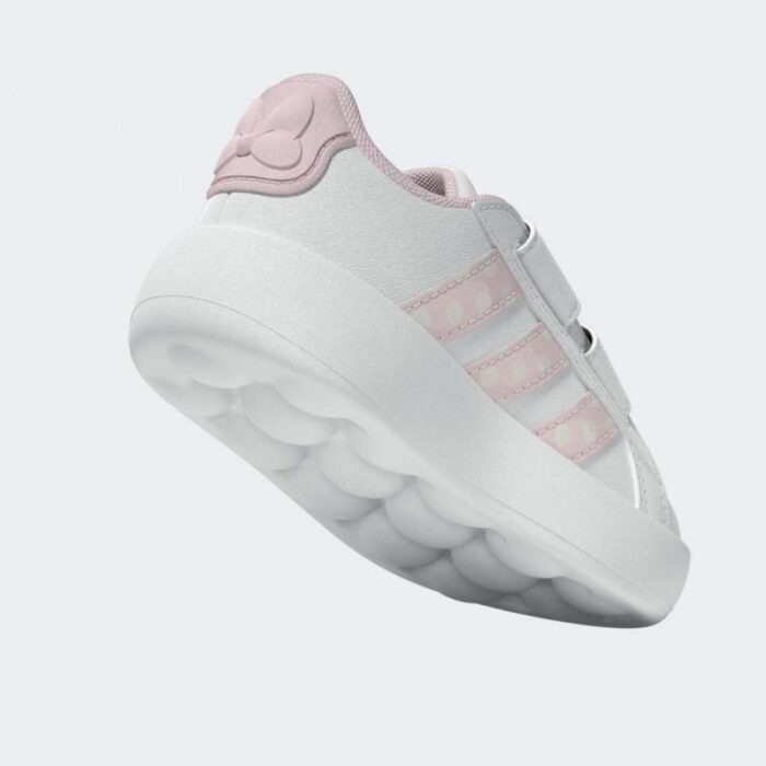 ⁦adidas Kids' x Disney Minnie Mouse Grand Court Shoes - White⁩ - الصورة ⁦18⁩