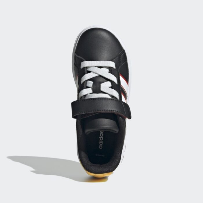 ⁦adidas Kids' Disney Mickey Mouse Grand Court Shoes - Black⁩ - الصورة ⁦3⁩