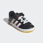 ⁦adidas Kids' Disney Mickey Mouse Grand Court Shoes - Black⁩ - الصورة ⁦6⁩