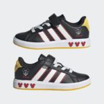 ⁦adidas Kids' Disney Mickey Mouse Grand Court Shoes - Black⁩ - الصورة ⁦10⁩
