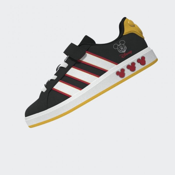 ⁦adidas Kids' Disney Mickey Mouse Grand Court Shoes - Black⁩ - الصورة ⁦13⁩
