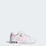 ⁦adidas Kids' Disney Minnie Mouse Grand Court Shoes - White⁩ - الصورة ⁦2⁩