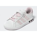 ⁦adidas Kids' Disney Minnie Mouse Grand Court Shoes - White⁩ - الصورة ⁦12⁩