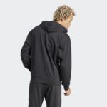 ⁦adidas Mens' Essentials Big Logo French Terry Hoodie - Black⁩ - الصورة ⁦3⁩