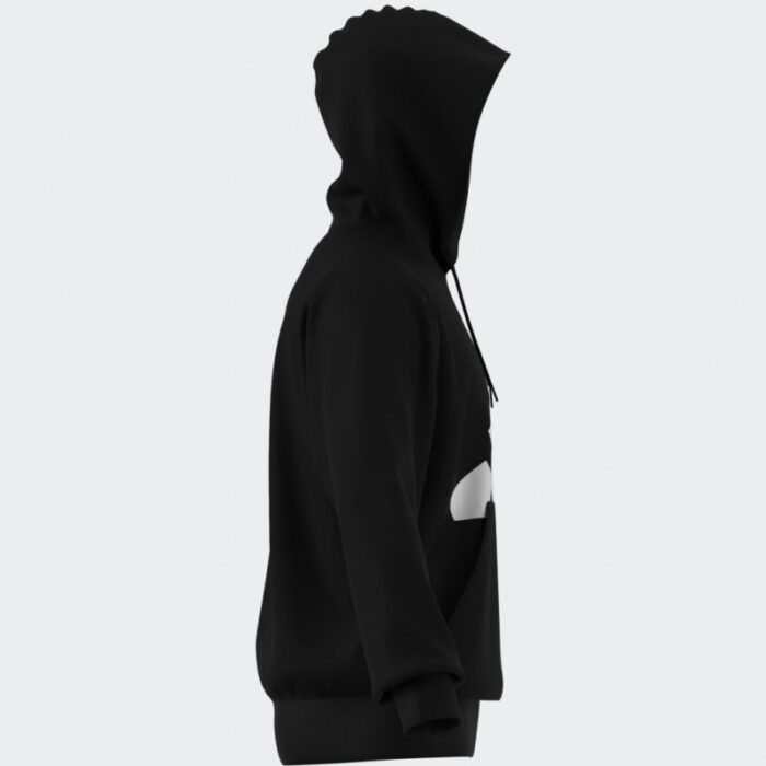 ⁦adidas Mens' Essentials Big Logo French Terry Hoodie - Black⁩ - الصورة ⁦9⁩