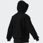 ⁦adidas Mens' Essentials Big Logo French Terry Hoodie - Black⁩ - الصورة ⁦10⁩