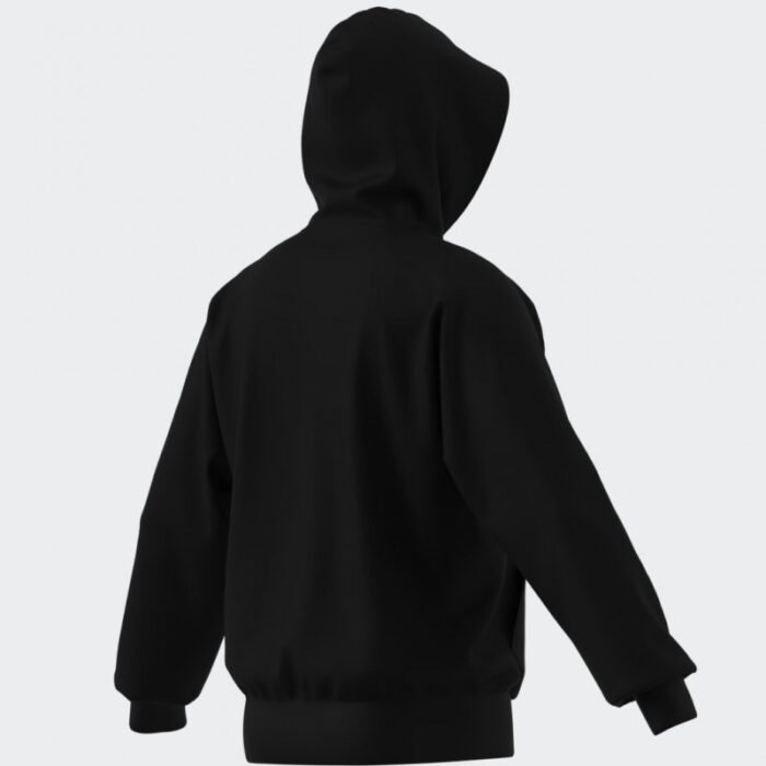 ⁦adidas Mens' Essentials Big Logo French Terry Hoodie - Black⁩ - الصورة ⁦10⁩