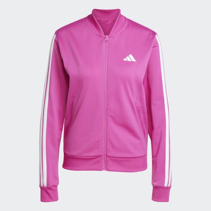 103390186_68cb1f6044292 adidas Womens' Essentials 3-Stripes Track Suit - Pink - الصورة 1