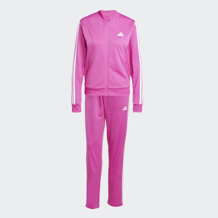 ⁦adidas Womens' Essentials 3-Stripes Track Suit - Pink⁩ - الصورة ⁦2⁩