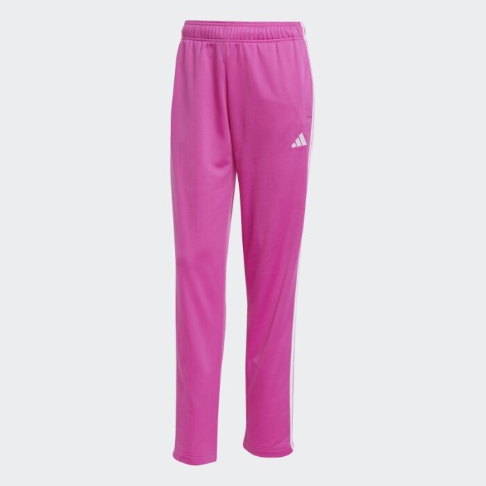⁦adidas Womens' Essentials 3-Stripes Track Suit - Pink⁩ - الصورة ⁦3⁩