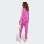 ⁦adidas Womens' Essentials 3-Stripes Track Suit - Pink⁩ - الصورة ⁦5⁩