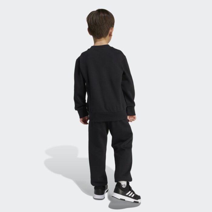 ⁦adidas Kids' Unisex Essentials Joggers Set - Black⁩ - الصورة ⁦2⁩