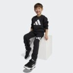 ⁦adidas Kids' Unisex Essentials Joggers Set - Black⁩ - الصورة ⁦3⁩
