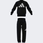 ⁦adidas Kids' Unisex Essentials Joggers Set - Black⁩ - الصورة ⁦8⁩