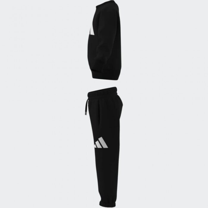 ⁦adidas Kids' Unisex Essentials Joggers Set - Black⁩ - الصورة ⁦14⁩
