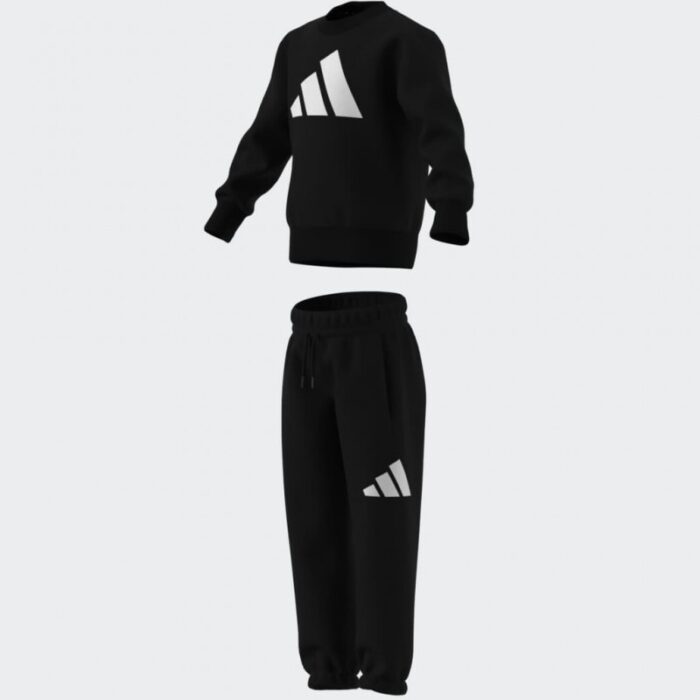 ⁦adidas Kids' Unisex Essentials Joggers Set - Black⁩ - الصورة ⁦15⁩