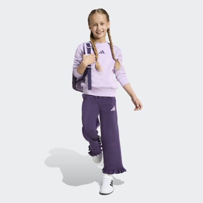 103390188_68cb1f6a20e25 adidas Kids' Girl Fleece Jogger Set - Purple - الصورة 1